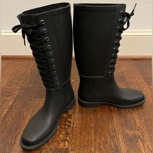 a new day Lace Up Tall Boots